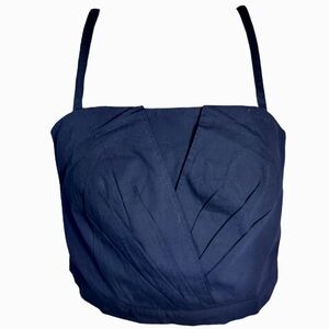 ✨ NWT | Banana Republic Navy Blue Bustier Corset Top - 6 ✨